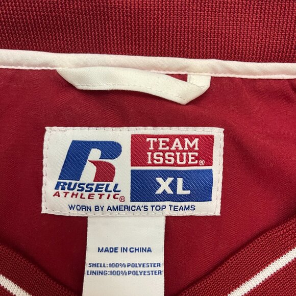 Vintage RUSSELL ATHLETIC Alabama Crimson Tide TEAM ISSUE JACKET Size XL - Picture 3 of 8